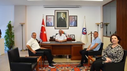 İlyas Arslan’dan ÇTSO Başkanı Selçuk Semizoğlu’na Ziyaret