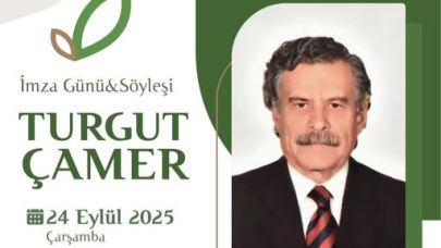 Gazeteci-Yazar Turgut Çamer Kepez’de okurlarıyla buluşacak