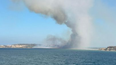 Yeniköy’de Sazlık Alanda Yangın, Müdahale Başladı