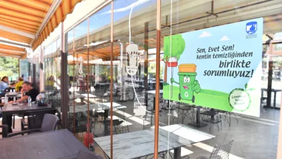 Kentin çeşitli noktalarında çevre temizliğine dikkat çekildi