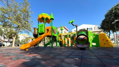 Barbaros Mahallesi’ndeki Park Yenileniyor: Çocuk Oyun Alanı İki Katına Çıkarıldı