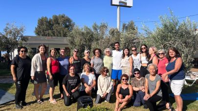 Küçükkuyu'da yoga dersleri sona erdi