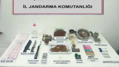 Çanakkale’de Uyuşturucu İmalathanesine Jandarma Baskını