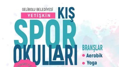 Gelibolu Belediyesi Yetişkin Kış Spor Okulları başlıyor