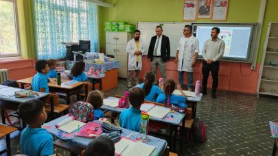İlçe Milli Eğitim Müdürü Baykal'dan Yenice Cumhuriyet İlkokulu'na ziyaret