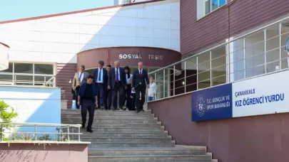 Vali Toraman Çanakkale’de Öğrenci Yurtlarını İnceledi