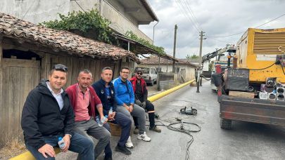 Terzialan’da doğalgaz çalışmaları