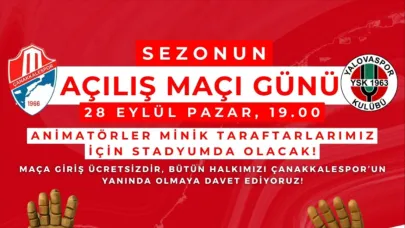 Çanakkalespor taraftarını açılış maçına davet ediyor