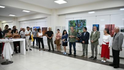 Kepez’de “Doğayla Barışık 3” Resim Sergisi Açıldı