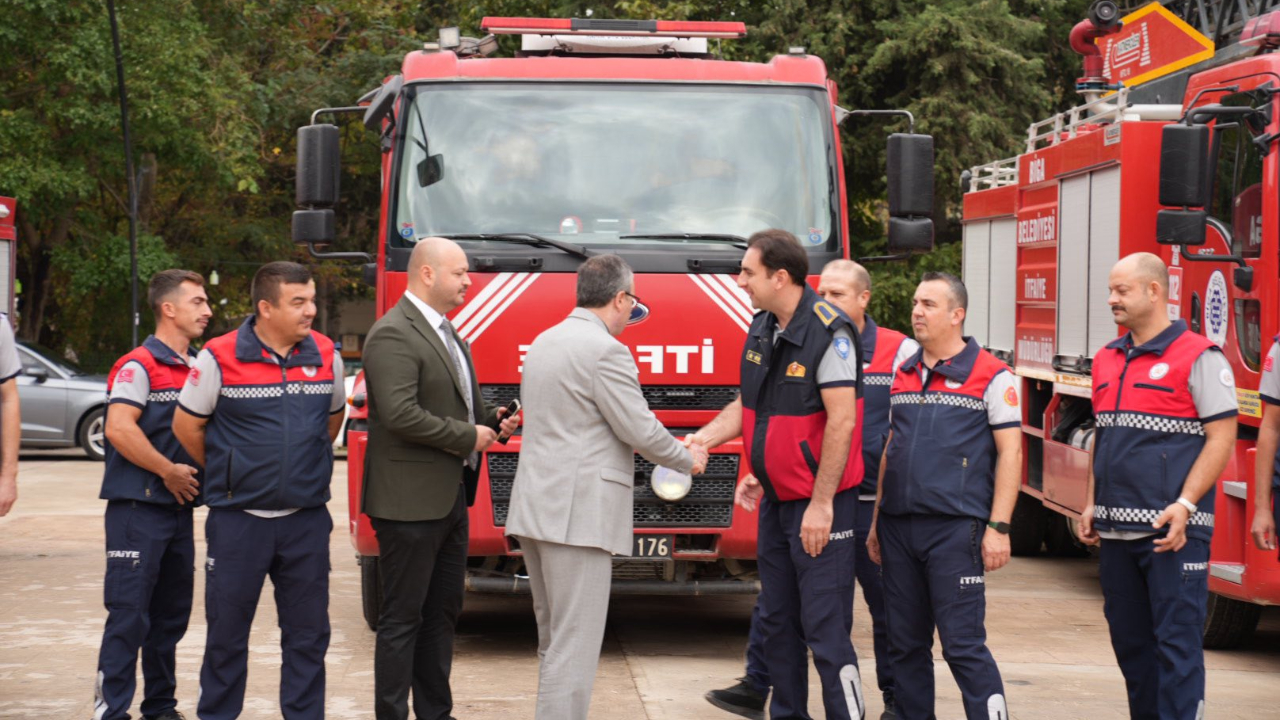 Başkan Şen’den itfaiye personeline ziyaret