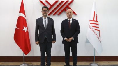 ÇOMÜ Rektörü YÖK Başkanı Prof. Dr. Erol Özvar’ı Ziyaret Etti