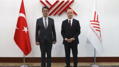 ÇOMÜ Rektörü YÖK Başkanı Prof. Dr. Erol Özvar’ı Ziyaret Etti