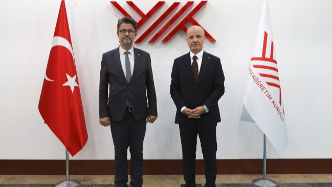 ÇOMÜ Rektörü YÖK Başkanı Prof. Dr. Erol Özvar’ı Ziyaret Etti
