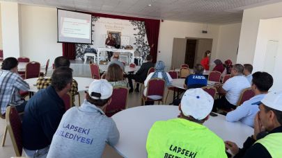 Belediye personeline İş Sağlığı ve Güvenliği Eğitimi