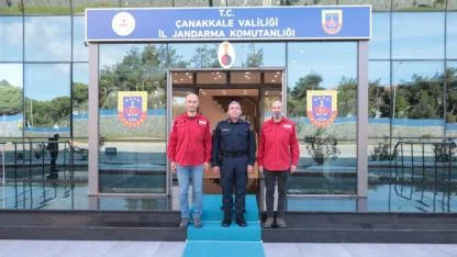 AKUT’tan Çanakkale İl Jandarma Komutanı’na Ziyaret