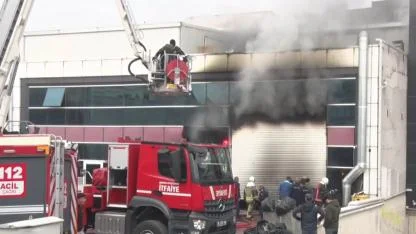 Ankara Ostim OSB'de yangın! / CANLI