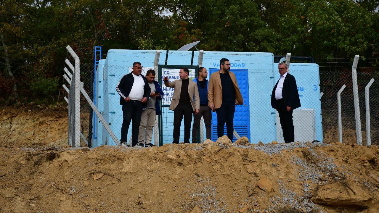 Biga’da Su Deposu ve Sıcak Asfalt Yol Çalışmaları Tamamlandı