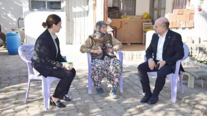 Çan Kaymakamı Nebioğlu’ndan Dünya Yaşlılar Günü ziyareti