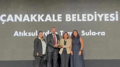 Çanakkale Belediyesi’ne “Su Yönetimi” Ödülü