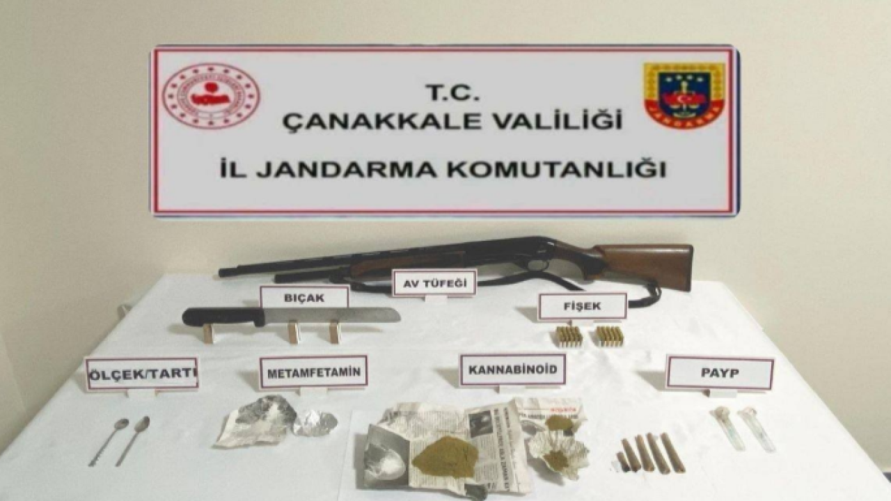Çanakkale Jandarma’dan 2 ilçede uyuşturucu operasyonu!
