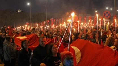 Çanakkale 7'den 70'e Fener Alayı'nda Buluştu!