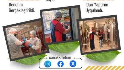 Çanakkale’de Gıda Denetimleri Aralıksız Sürüyor