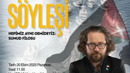 Çanakkale'de “Hepimiz Aynı Gemideyiz: Sumud Filosu” Söyleşisi