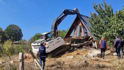 Çanakkale’de Kaçak Yapılaşmaya Karşı 16 Yıkım Gerçekleşti