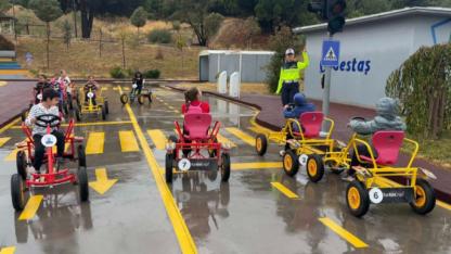 Çanakkale'de öğrencilere trafik eğitimi verildi