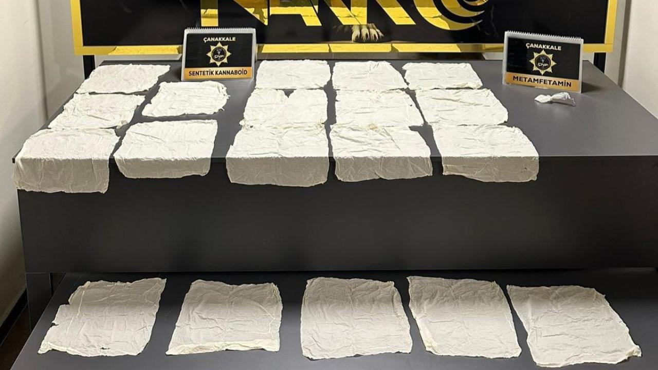 Çanakkale’de uyuşturucu operasyonunda 2 tutuklama