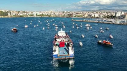 Çanakkale’den Gazze’ye Destek! Tekneler Denize Açıldı