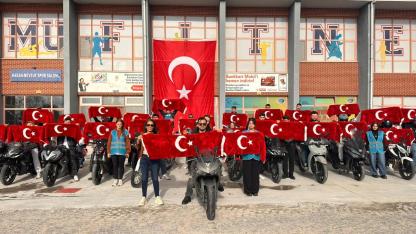 ÇOMÜ'den Cumhuriyetin 102. Yılına Özel Motosiklet Sürüşü!