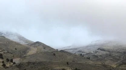 Denizli’ye yılın ilk karı düştü