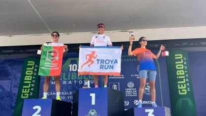 Derya Can, Gelibolu Maratonu Yaş Kategorisinde Zirveye Çıktı