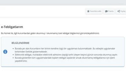 e-Devlet’ten yeni hizmet: Tüm e-tebligatlar tek ekranda