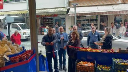 Evin Halk Pazarı hizmete açıldı
