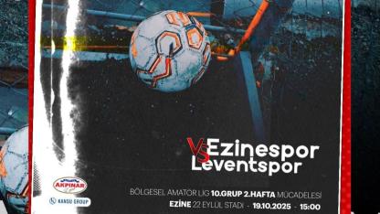 Ezinespor, Leventspor’u ağırlayacak: Taraftara çağrı yapıldı