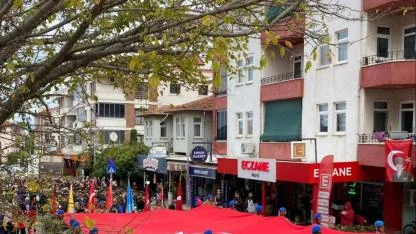 Gökçeada'da Cumhuriyet Yürüyüşü