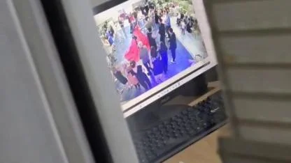 Kına gecesinde gelinin üzerine avize düştü