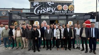 Lapseki’de “Crispy” iş yeri açılışı