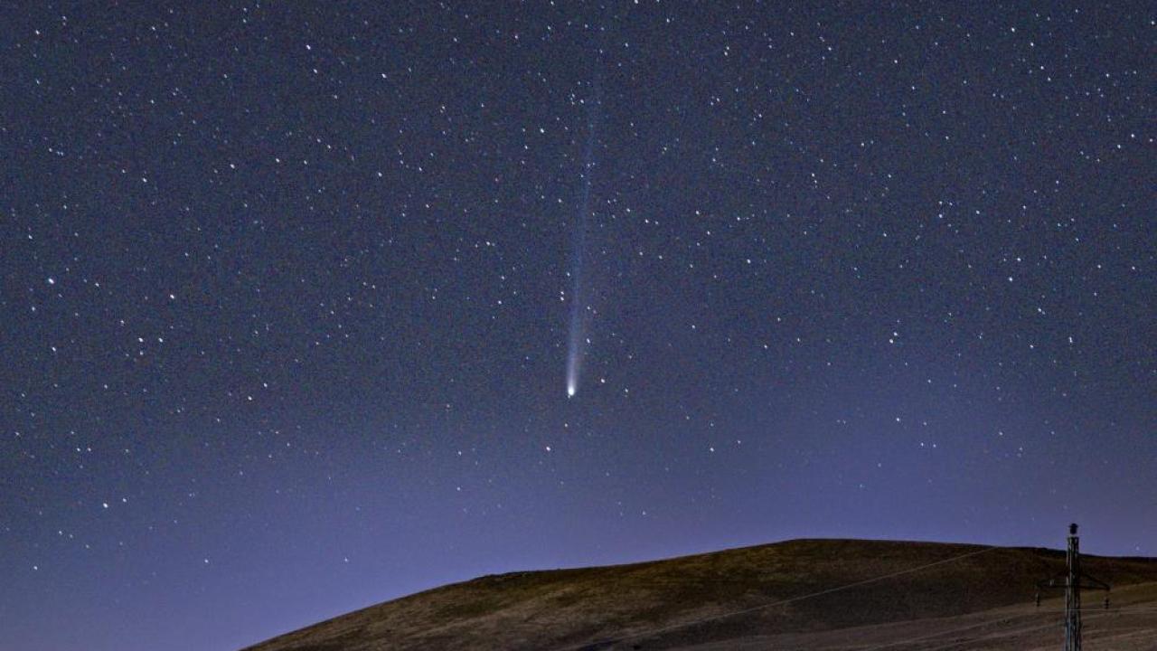 Lemmon kuyruklu yıldızı Bitlis semalarında parladı