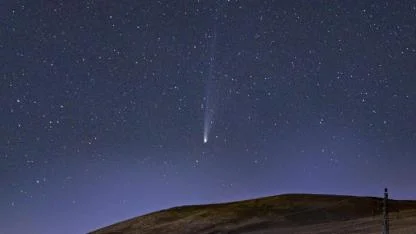 Lemmon kuyruklu yıldızı Bitlis semalarında parladı