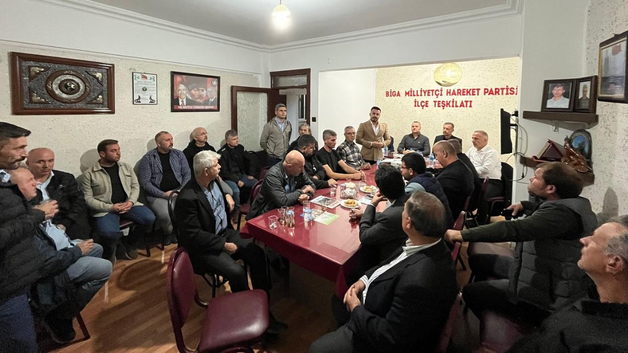 MHP Çanakkale’den Biga’da “Terörsüz Türkiye” Semineri