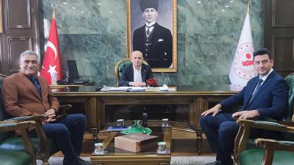 Müdür Yusuf Şerit’ten Kaymakam Nebioğlu’na Ziyaret