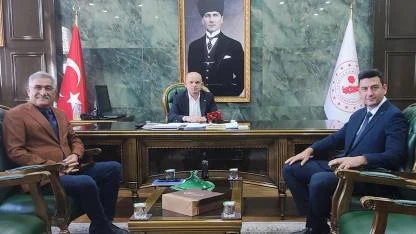Müdür Yusuf Şerit’ten Kaymakam Nebioğlu’na Ziyaret