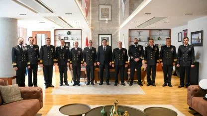 Nusret-2025 Tatbikat Heyetinden Başkan Erkek'e ziyaret