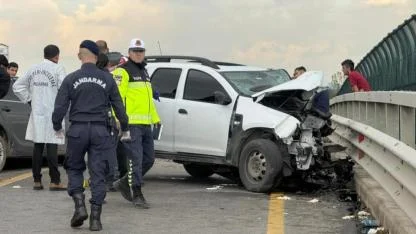 Otoyol üzerinde feci kaza: 2 jandarma şehit oldu