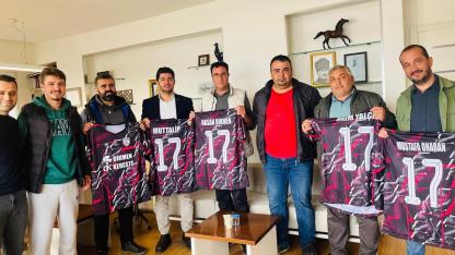Zeus FC'den Başkan Gürel'e ziyaret