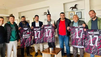 Zeus FC'den Başkan Gürel'e ziyaret