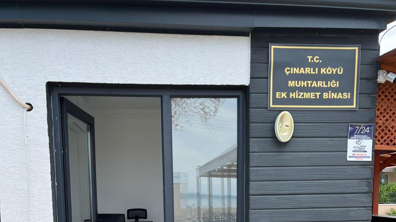 Çınarlı Köyü Muhtarlığı ek hizmet binası açıldı